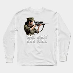 Sniper Girl Long Sleeve T-Shirt